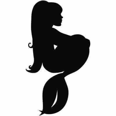 Adesivo Decorativo - Sereia 100 - Medidas 0,59x1,05M - Papel na Parede