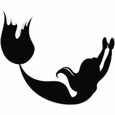 Adesivo Decorativo - Sereia 104 - Medidas 0,71x0,59M - Papel na Parede