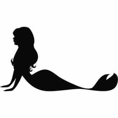 Adesivo Decorativo - Sereia 106 - Medidas 1,07x0,59M - Papel na Parede