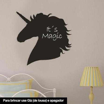Adesivo Decorativo Unicórnio 533 50 x 50 cm - Papel na Parede