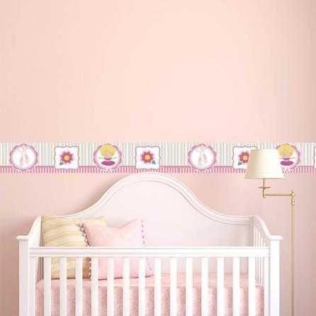 Faixa Border Adesivo Bailarina 003 - Papel na Parede