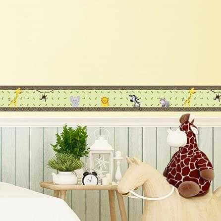 Faixa Border Adesivo Safari 4002 - Papel na Parede