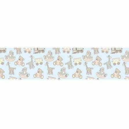 Faixa Border Ursinho Menino 53900092 - Papel na Parede