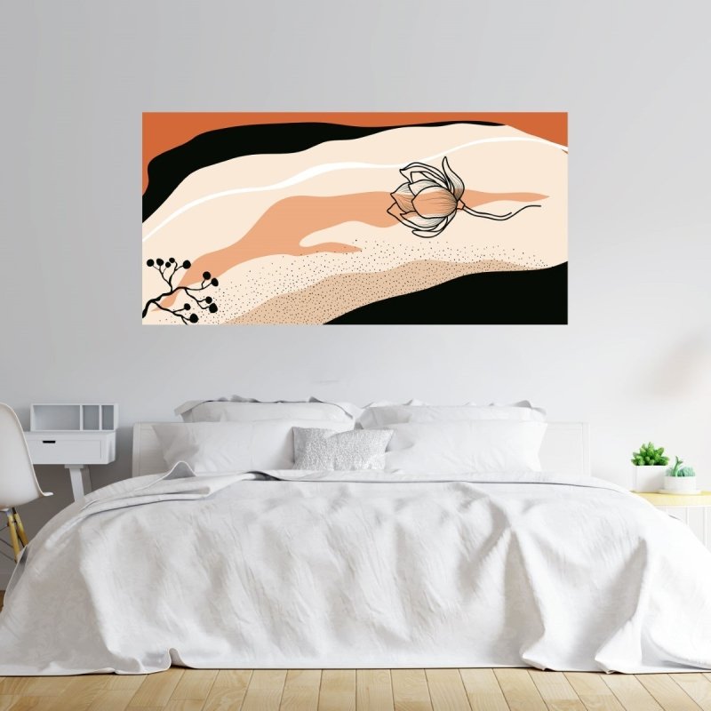 Painel Fotográfico Abstrato Floral N011152 - Papel na Parede