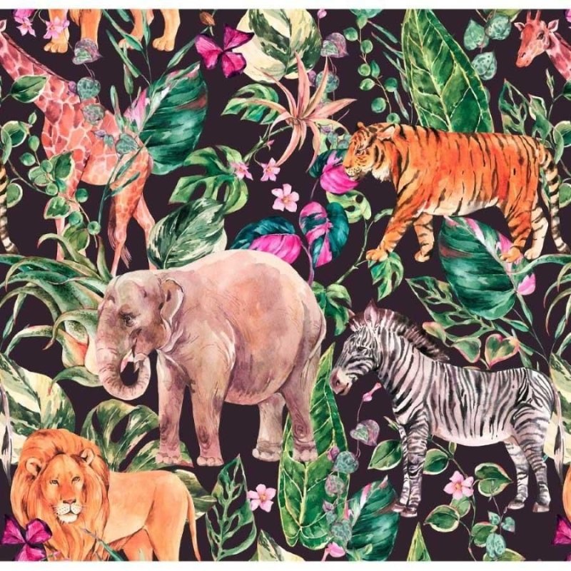Painel Fotográfico Animais da Savana N012190 - Papel na Parede