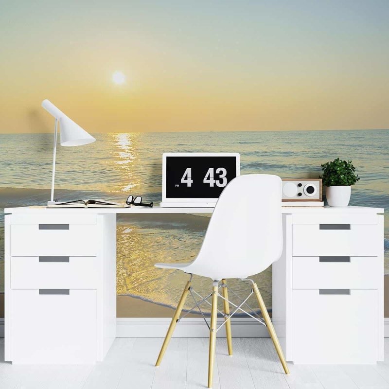 Painel Fotográfico Areia Mar e Sol N07194 - Papel na Parede
