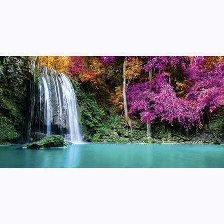 Painel Fotográfico Cachoeira Floresta da Tailândia - Papel na Parede
