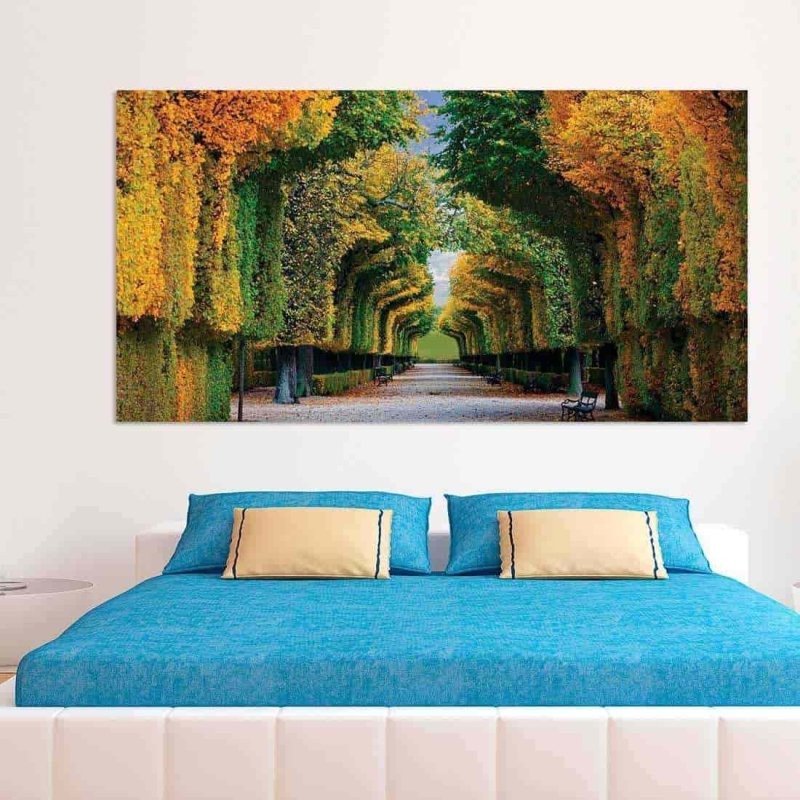 Painel Fotográfico Caminho pelo Parque no Outono - Papel na Parede