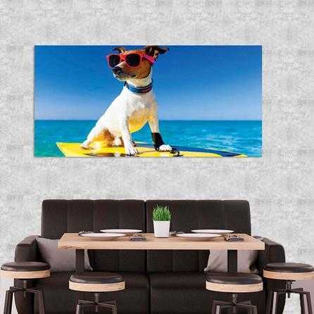 Painel Fotográfico Cão com Óculos de Sol - Papel na Parede