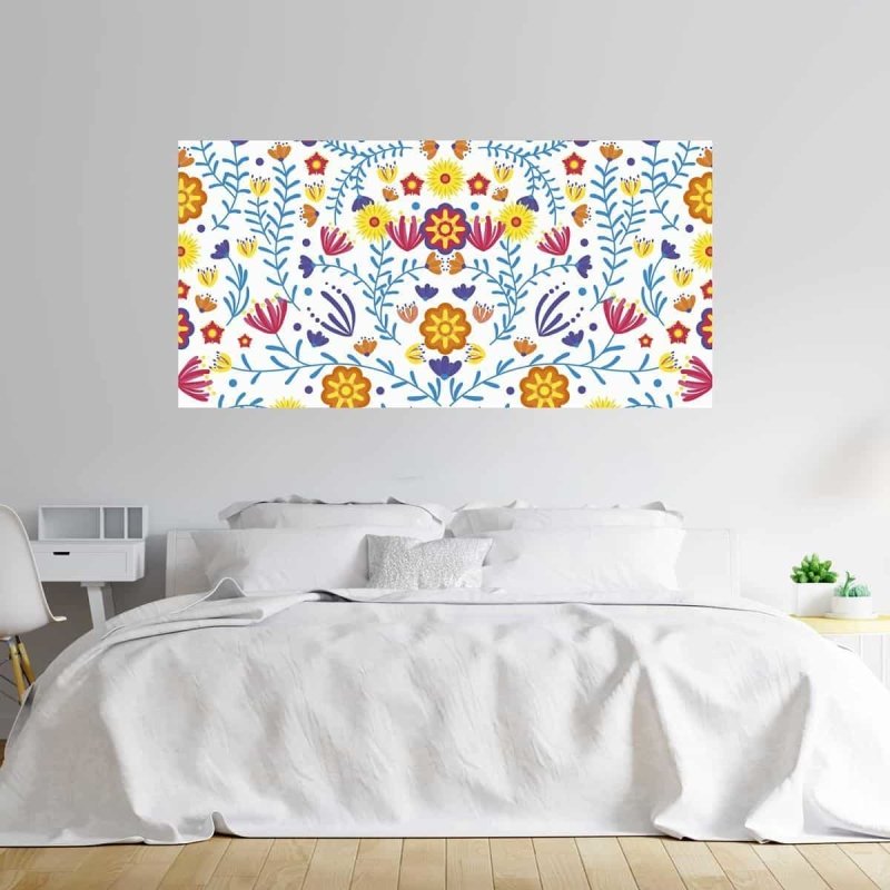 Painel Fotográfico Floral Colorido N07174 - Papel na Parede