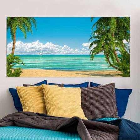 Painel Fotográfico Ilha Praia Sol 29372191 - Papel na Parede