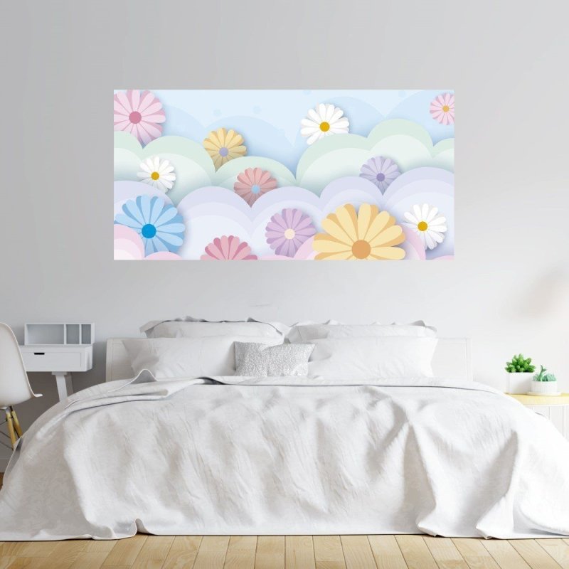 Painel Fotográfico Infantil Floral N014307 - Papel na Parede