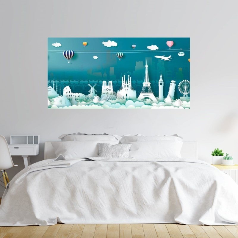 Painel Fotográfico Infantil Volta ao Mundo N014311 - Papel na Parede