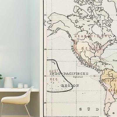 Painel Fotográfico Mapa Mundi 2 - Papel na Parede