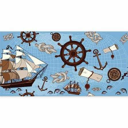 Painel Fotográfico Mapa Pirata 136933430 - Papel na Parede