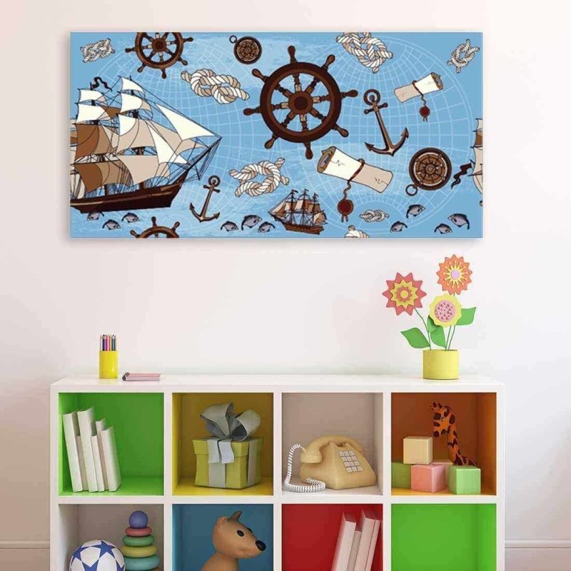 Painel Fotográfico Mapa Pirata 136933430 - Papel na Parede