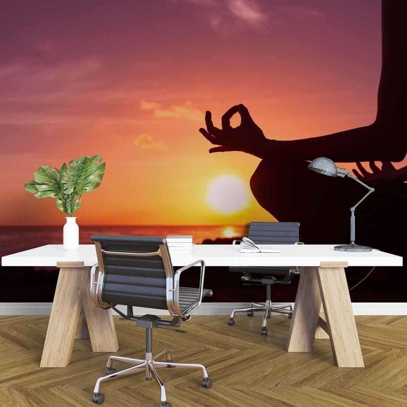 Painel Fotográfico Meditação - Papel na Parede