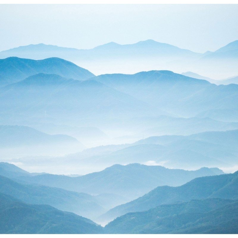 Painel Fotográfico Montanhas com Neblina N014279 - Papel na Parede