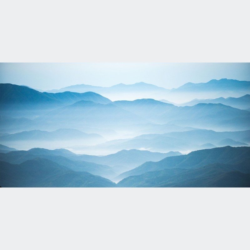 Painel Fotográfico Montanhas com Neblina N014279 - Papel na Parede