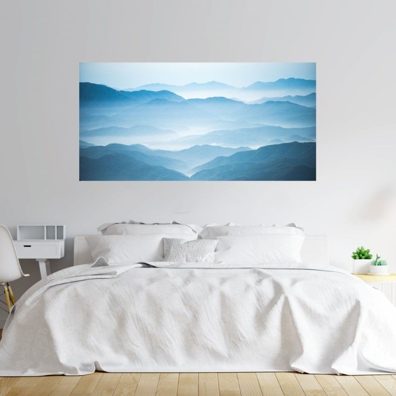 Painel Fotográfico Montanhas com Neblina N014279 - Papel na Parede