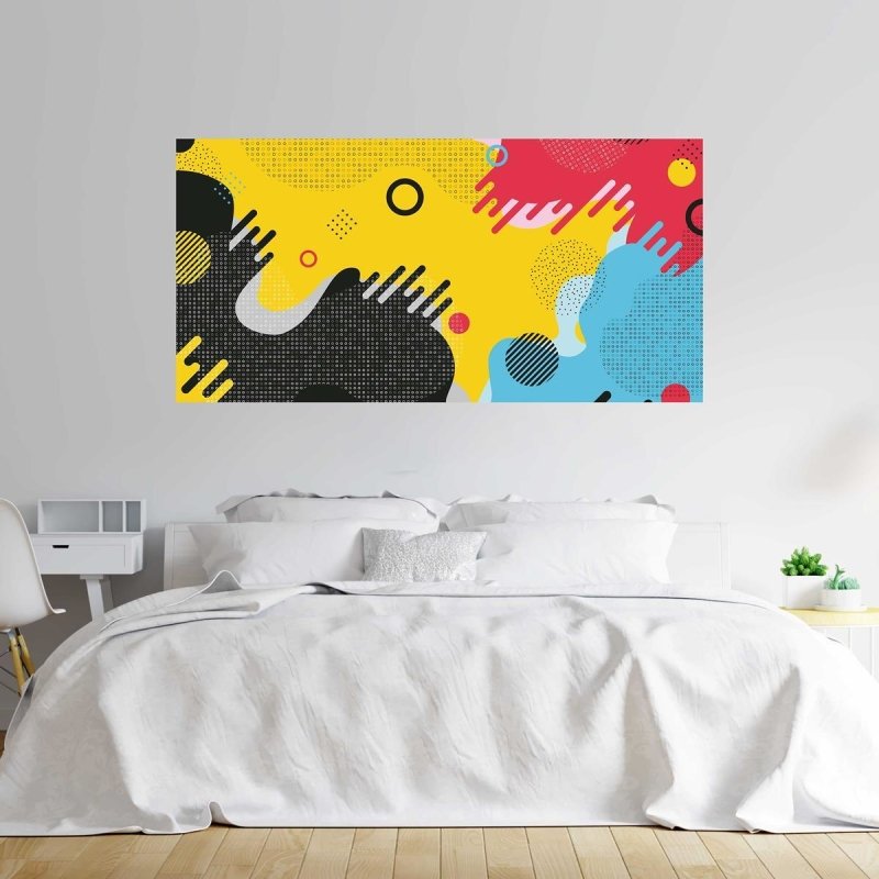 Painel Fotográfico Painel Abstrato Colorido N07195 - Papel na Parede