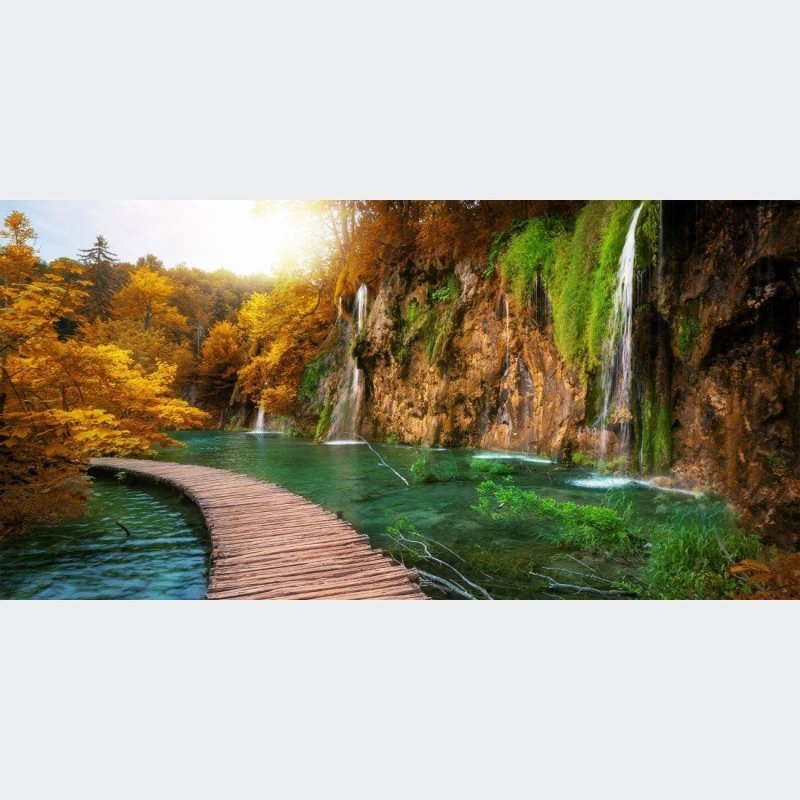 Painel Fotográfico Paisagem Cachoeira N014275 - Papel na Parede