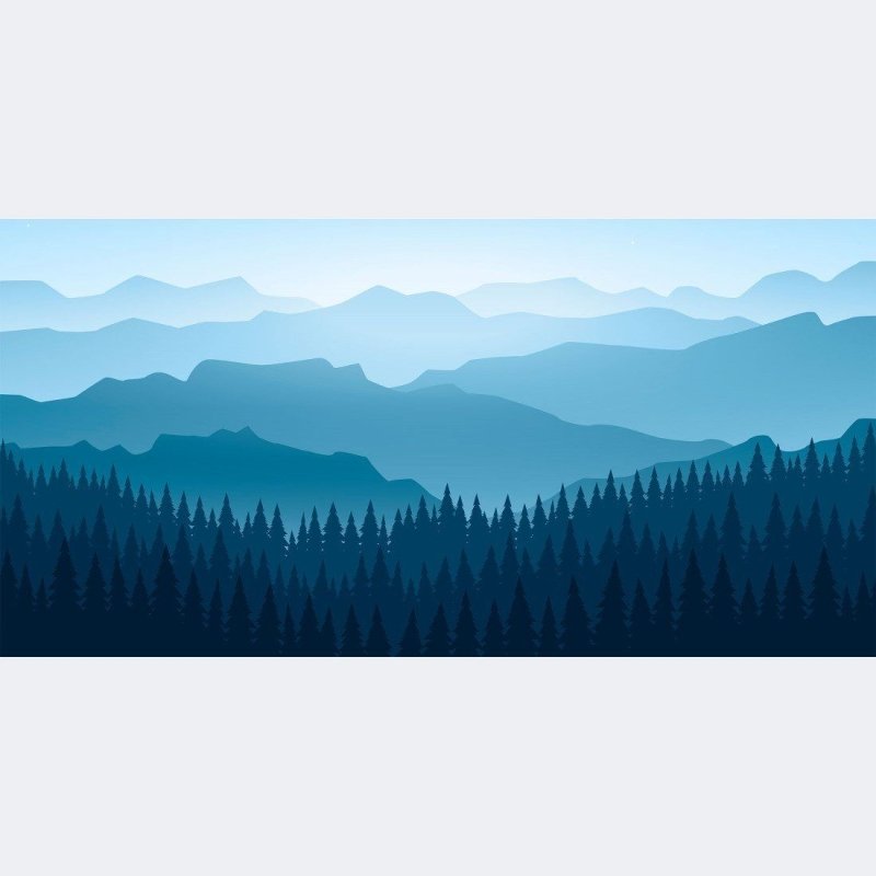 Painel Fotográfico Paisagem Floresta N015287 - Papel na Parede