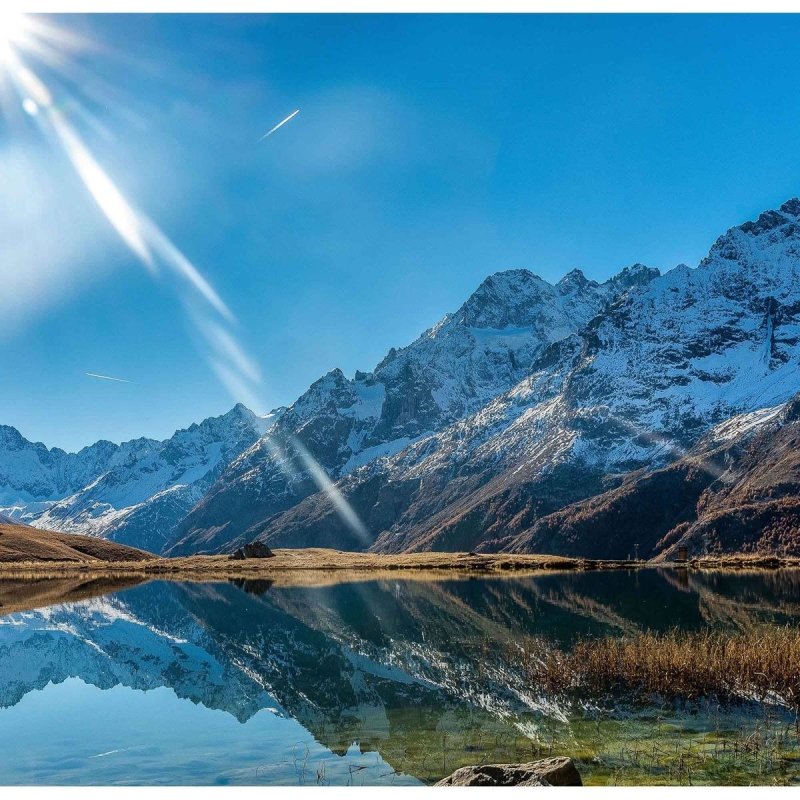 Painel Fotográfico Paisagem Montanha E Lago N09300 - Papel na Parede