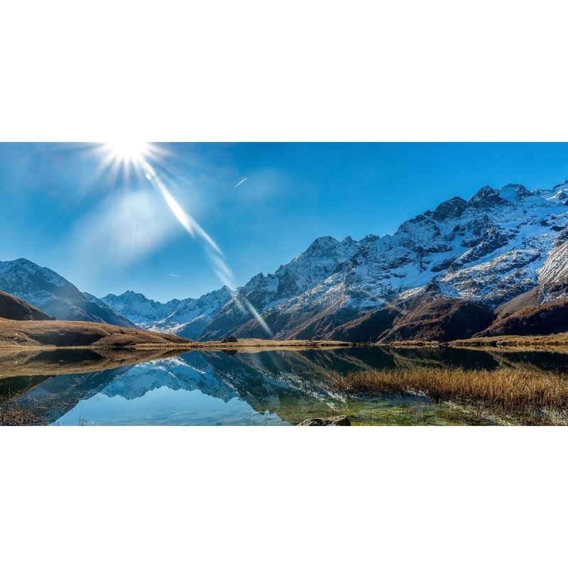 Painel Fotográfico Paisagem Montanha E Lago N09300 - Papel na Parede