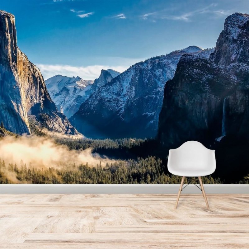 Painel Fotográfico Paisagem Montanhas N014277 - Papel na Parede
