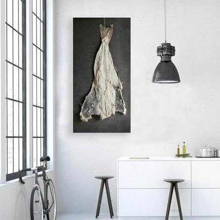 Painel Fotográfico Peixe Comida Bacalhau 340858490 - Papel na Parede