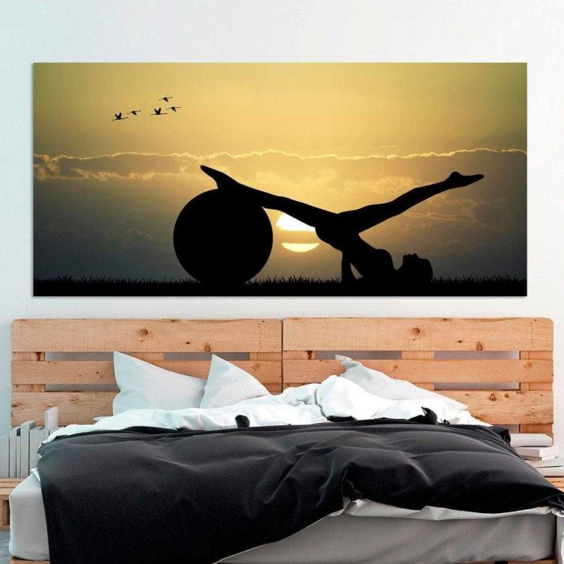 Painel Fotográfico Pilates Por do Sol 25590348 - Papel na Parede