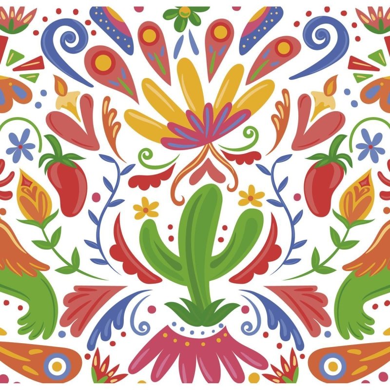 Painel Fotográfico Pop Art Tropical Colorida N07173 - Papel na Parede
