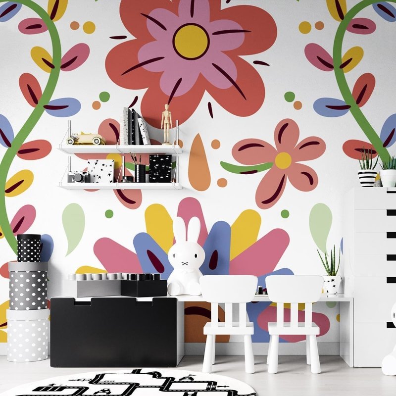 Painel Fotográfico Pop Art Tropical Colorida N07173 - Papel na Parede