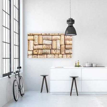 Painel Fotográfico Rolha Vinho Cozinha 187463741 - Papel na Parede