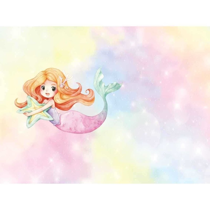 Painel Infantil Sereia PA223111 - Papel na Parede
