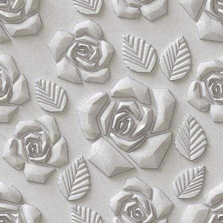 Papel de Parede Adesivo 3D Flores 460513393 - Papel na Parede