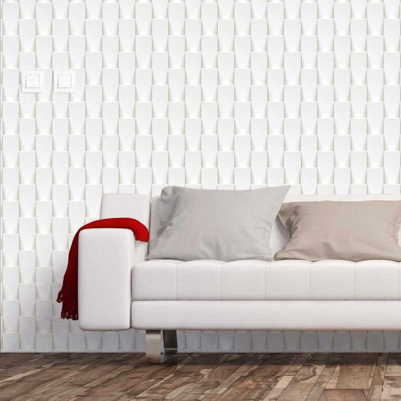 Papel de Parede Adesivo 3D Off White 382705567 - Papel na Parede