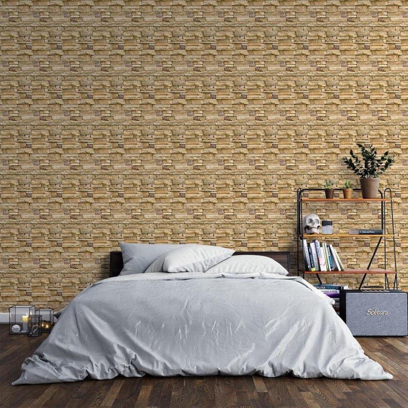 Papel de Parede Adesivo 3D Pedras NP054 - Papel na Parede
