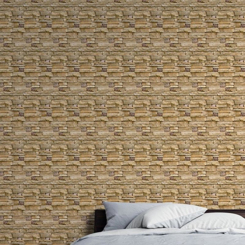 Papel de Parede Adesivo 3D Pedras NP054 - Papel na Parede