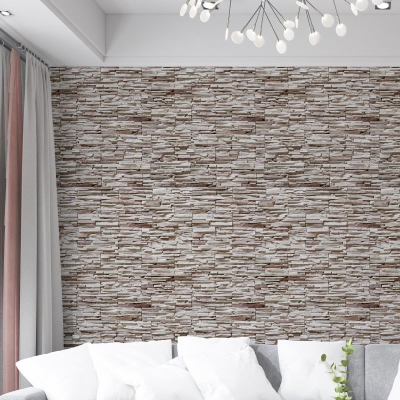 Papel de Parede Adesivo 3D Pedras NP061 - Papel na Parede