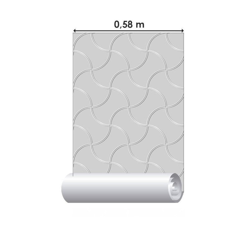 Papel de Parede Adesivo Absstrato Linhas N015206 - Papel na Parede