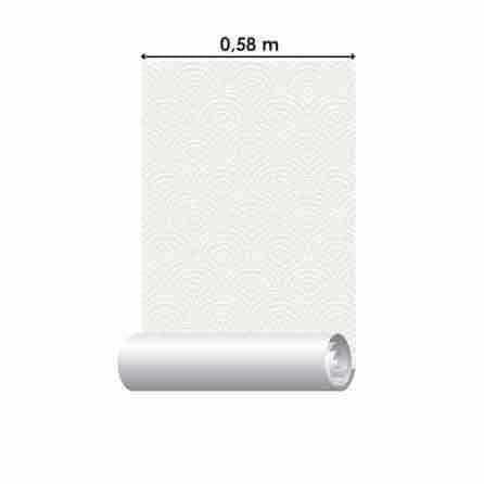 Papel de Parede Adesivo Abstrato 3d branco 146654645 - Papel na Parede