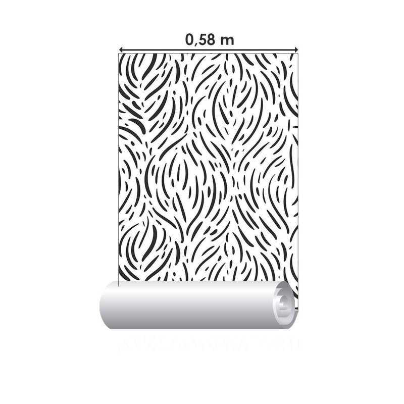 Papel de Parede Adesivo Abstrato Animal Print N017044 - Papel na Parede