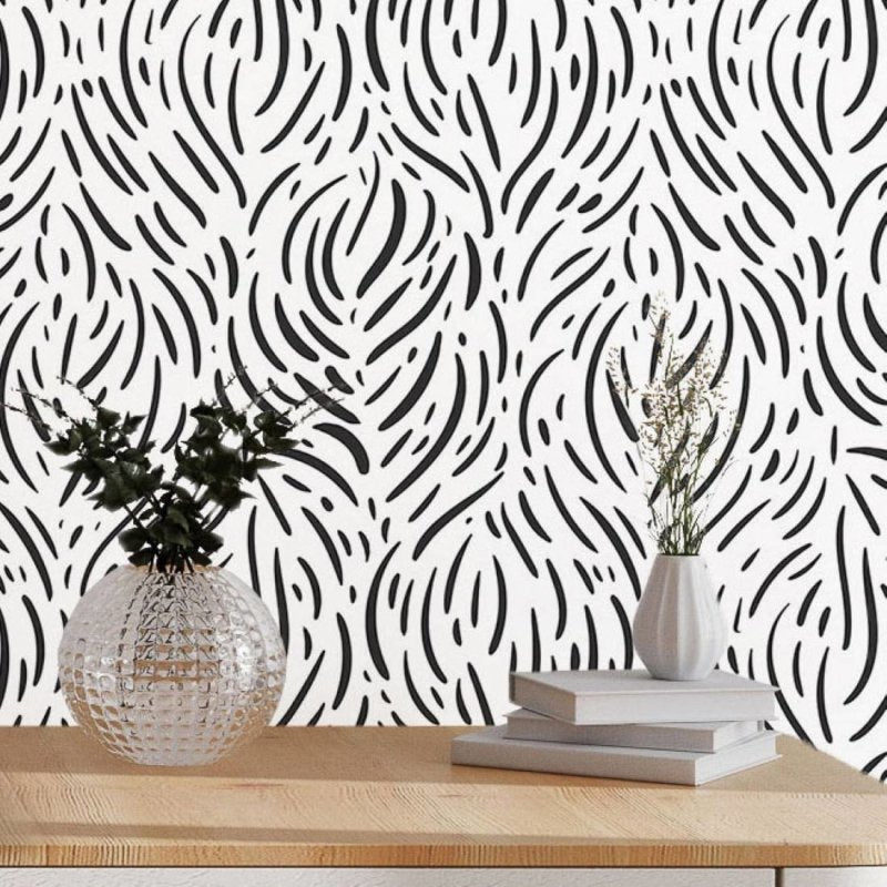 Papel de Parede Adesivo Abstrato Animal Print N017044 - Papel na Parede