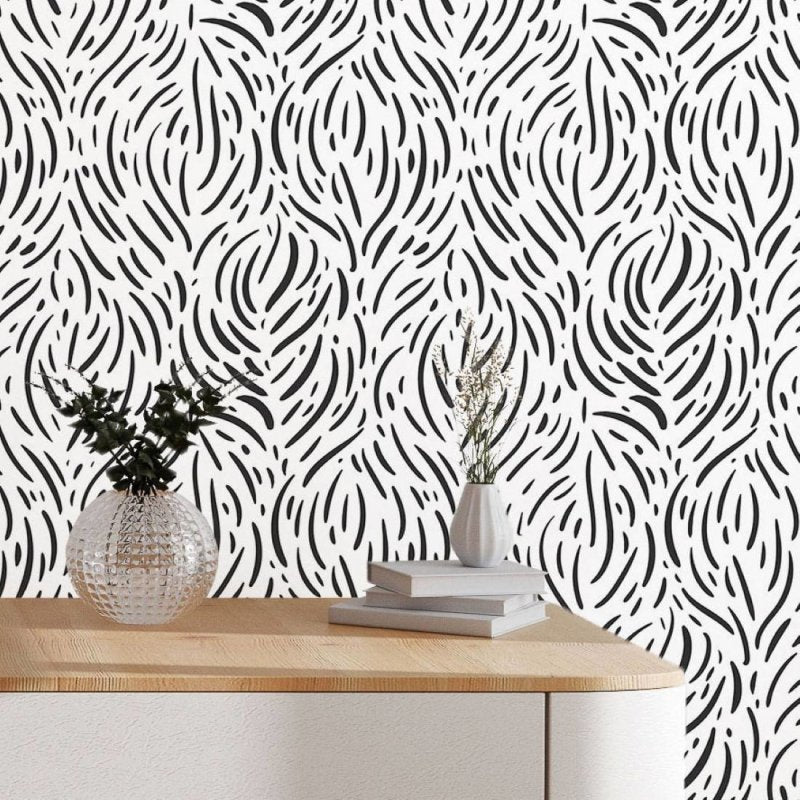 Papel de Parede Adesivo Abstrato Animal Print N017044 - Papel na Parede