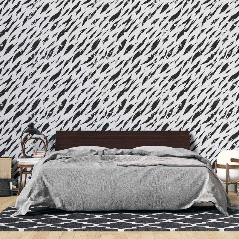 Papel de Parede Adesivo Abstrato Artístico N02278 - Papel na Parede