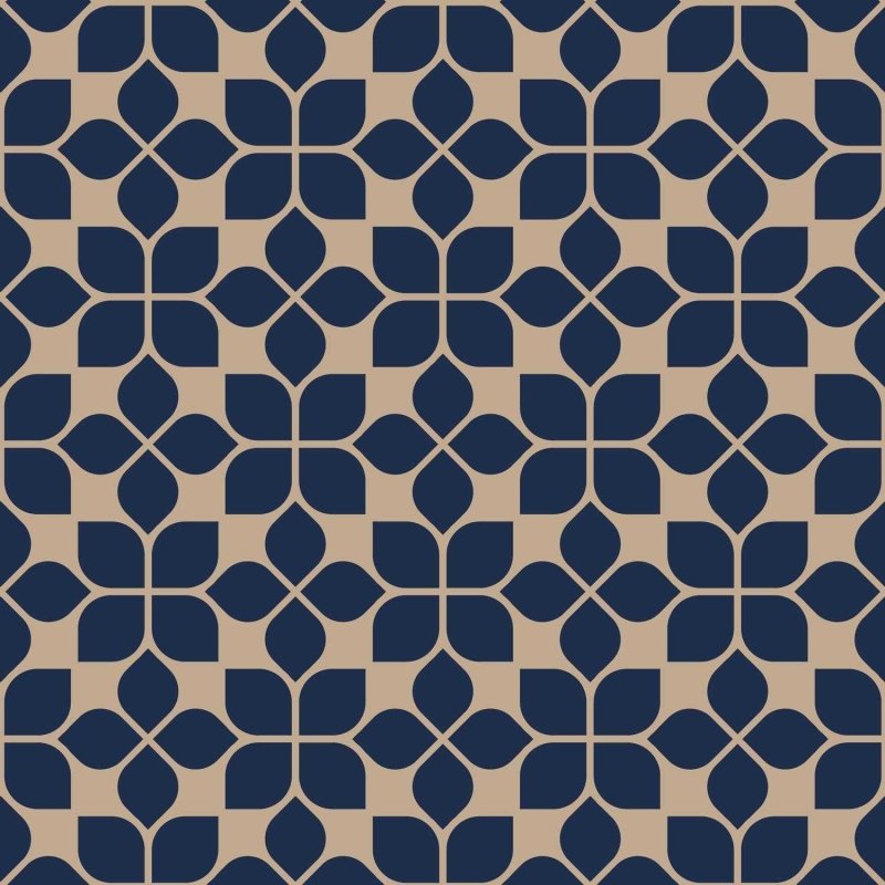 Papel de Parede Adesivo Abstrato Azul N03147 - Papel na Parede