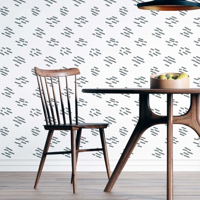 Papel de Parede Adesivo Abstrato Desenhado a Mão N08083 - Papel na Parede