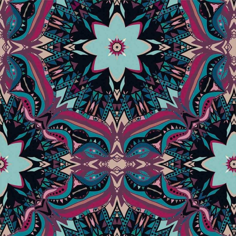 Papel de Parede Adesivo Abstrato Etnico 212609053 - Papel na Parede